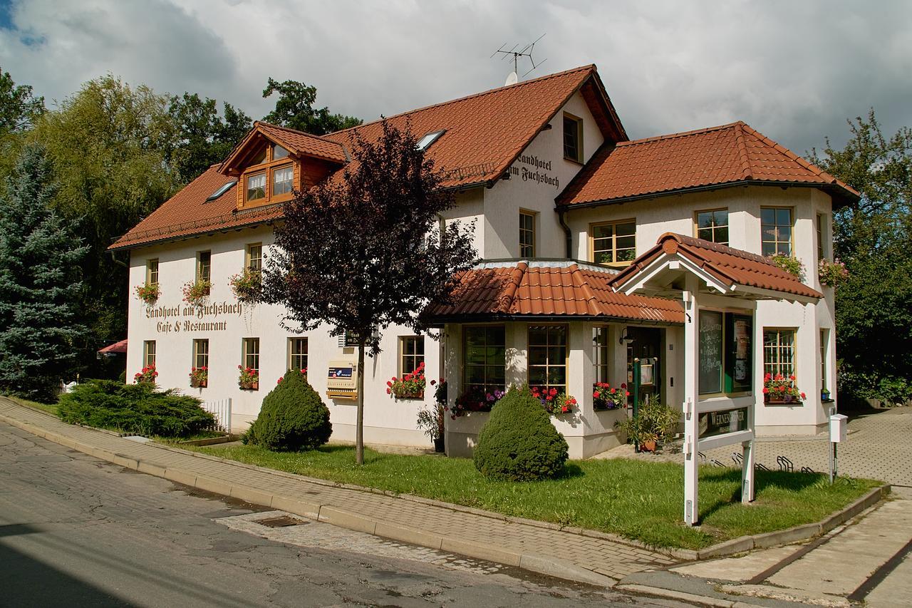 Landhotel Am Fuchsbach Berga  Zewnętrze zdjęcie